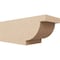 Ekena Millwork 6in. W x 6in. H x 16in. L Alpine Woodgrain TimberThane Rafter Tail, Primed Tan RFTUR06X06X16ALPRCPR - alternate 1